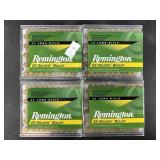 Four 100 round boxes of Remington .22LR High Veloc