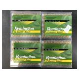 Four 100 round boxes of Remington .22LR High Veloc