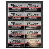 Ten 50 round boxes of Blazer .22LR 40 grain