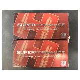Two 20 round boxes of Hornady .300 RCM different w