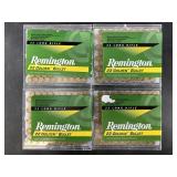 Four 100 round boxes of Remington .22LR High Veloc