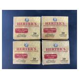 Four 20 round boxes of Herder
