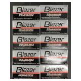 Ten 50 round boxes of Blazer .22LR 40 grain