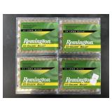 Four 100 round boxes of Remington .22LR High Veloc