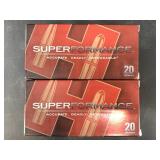 Two 20 round boxes of Hornady .300 RCM both 180 gr