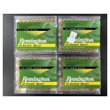 Four 100 round boxes of Remington .22LR High Veloc