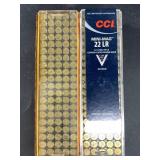 Two 100 round boxes of .22LR