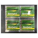 Four 100 round boxes of Remington .22LR High Veloc