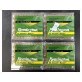 Four 100 round boxes of Remington .22LR High Veloc