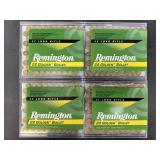 Four 100 round boxes of Remington .22LR High Veloc