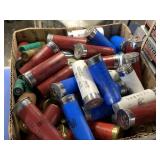 Large box of assorted shot gun shells mostly 12ga.