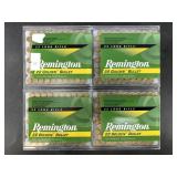 Four 100 round boxes of Remington .22LR High Veloc