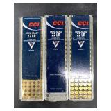 About 270 rounds of .22LR
