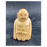 Old Japanese ivory carving of a Buddha 3'