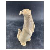 Adorable whalebone carving of an otter with baleen
