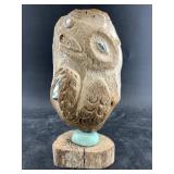Michael Scott ancient walrus cheekbone carving of