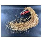 Tlingit style small wall hanger with large grass t