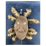 Henry Koonook whalebone, feather and baleen wall h