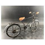 Miniature hand made mockup of a vintage bicycle, 1
