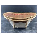 Beautiful birch bark bowl, 6' tall x 11.5' long