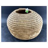 Old woven grass basket, Northwestern Alaska, witho