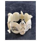 Byron Ozenna outrageous scrimmed and carved stretc