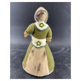Hand made Native Alaskan felt, seal skin, and hide