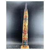 Cotton wood Tlingit totem pole, unsigned, with ass