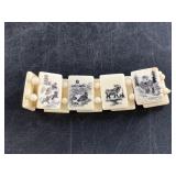 C. Podruk scrimshawed, mammoth ivory stretch brace
