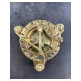 Contemporary brass desktop sextant