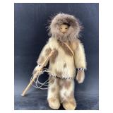 Pam Hellenga seal skin doll, 8.5'