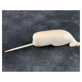 Small ivory Narwhal, (almost certainly originally
