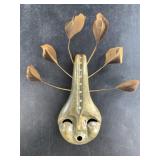 Unusual soapstone spirit mask desk top weight with
