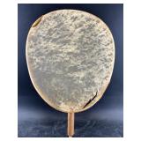 Hand made Bentwood and seal gut drum with wood str