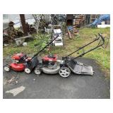 Lot of Two Lawn Mowers, Untested