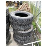 Lot of Five Tires, 225/75 R16