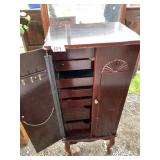 Wooden Jewelry Cabinet