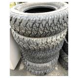 Lot of Six Tires Studded, 215/85 R16