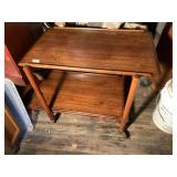 Exquisite Wooden Food Cart wih Three trays in Good