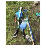 Lot Including Brooms, Paddles, etc.