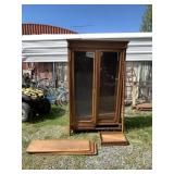 1800s Antique european Wardrobe, Needs some repair