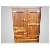 Oak Ice Box, 46tallx33.5widex 19deep (inches), Ver