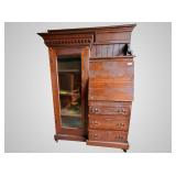 Beautiful Antique Secretary desk. 75tall x 42wide