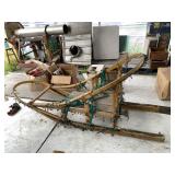 Wooden Handmade Fullsize Dogsled in good condition