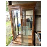 Large Display Case, Complete with Glass Shelfs. 79