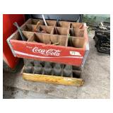 Lot of Two Vintage Wooden Soga crates, with Vintag