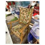 Vintage Oak Rocking Chair in Good Shape