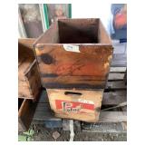 Lot of Two Vintage wooden Crates, Polar Please Gin