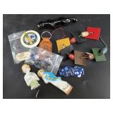 Collection of figurines and other small items