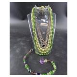 Collection of vintage fashion jewelry